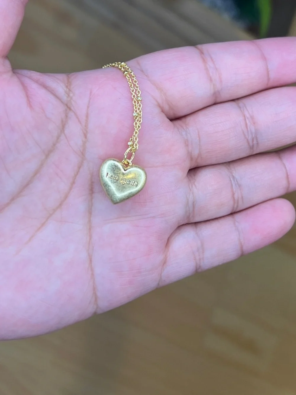 Kate Spade Gold Heart Necklace
